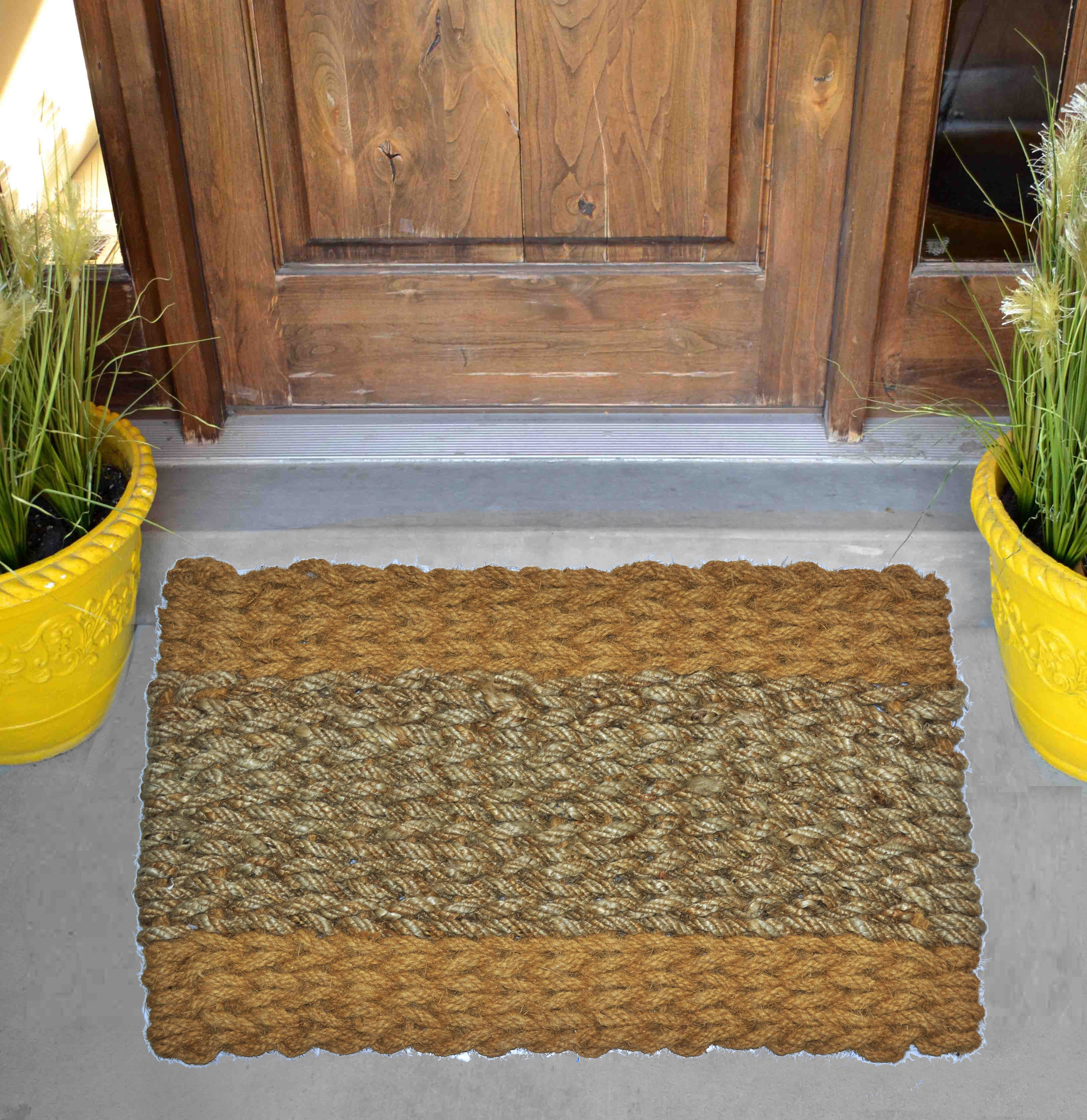 COIR AND JUTE ROPE MAT