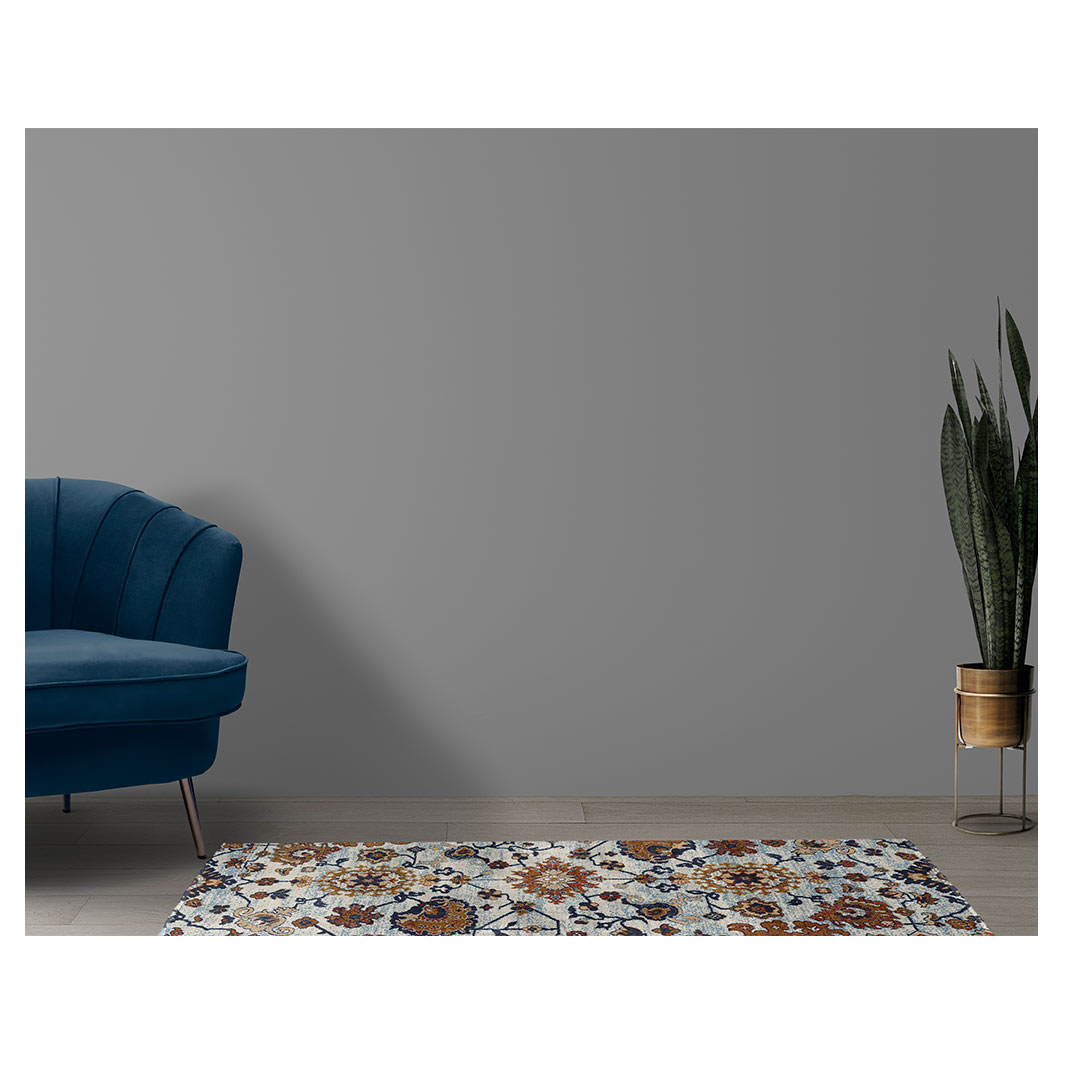 CLASSIC BLUE PERSIAN ACCENT RUNNER RUG