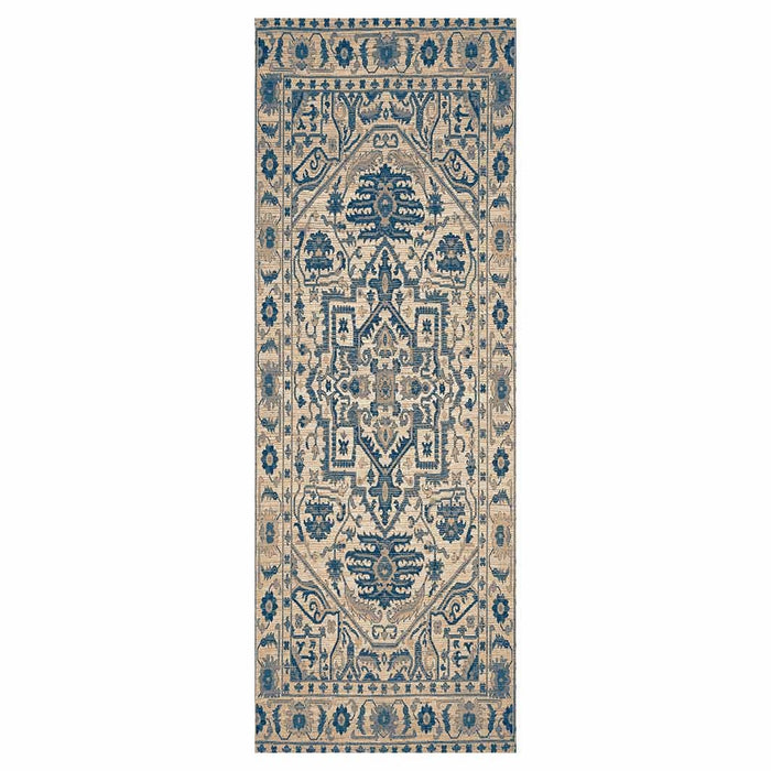CLASSIC BLUE TRADITIONAL RUNNER RUG