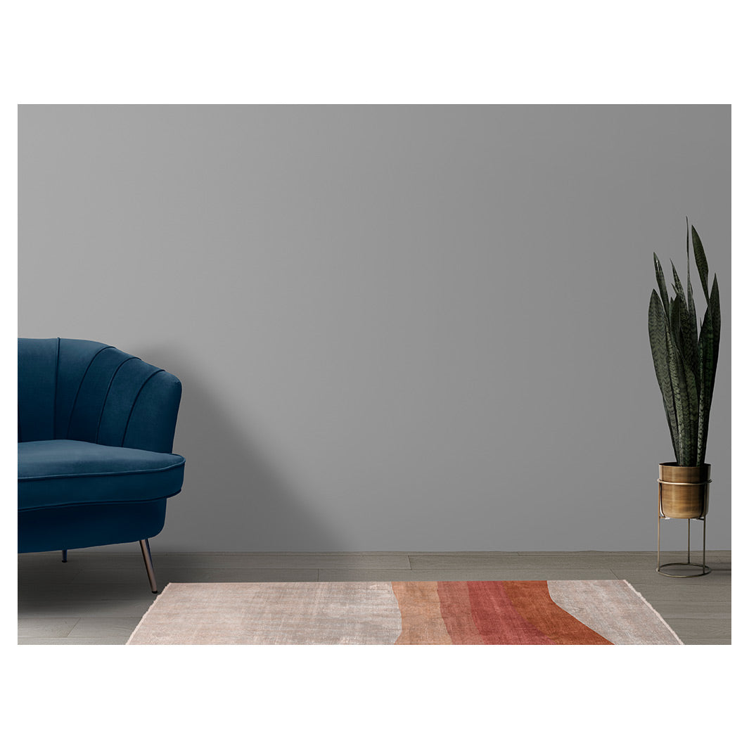 MODERN PEACH DESERT DUNES ABSTRACT  RUNNER RUG