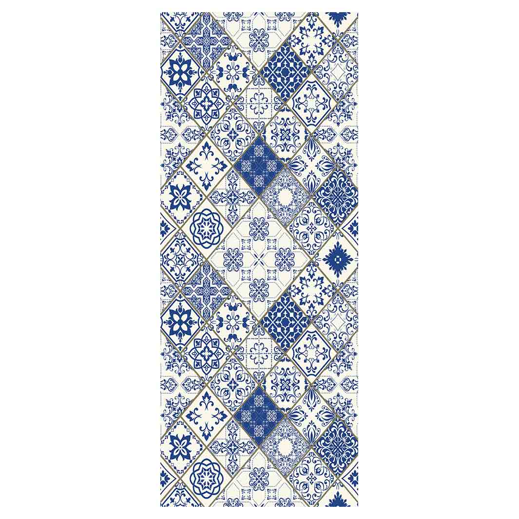 PATTERN BLUE DIAMOND LISBON ROOM DIVIDER