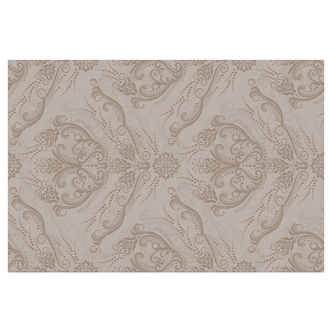 CLASSIC BEIGE RICH ORNAMENT PATTERN RECTANGULAR RUG
