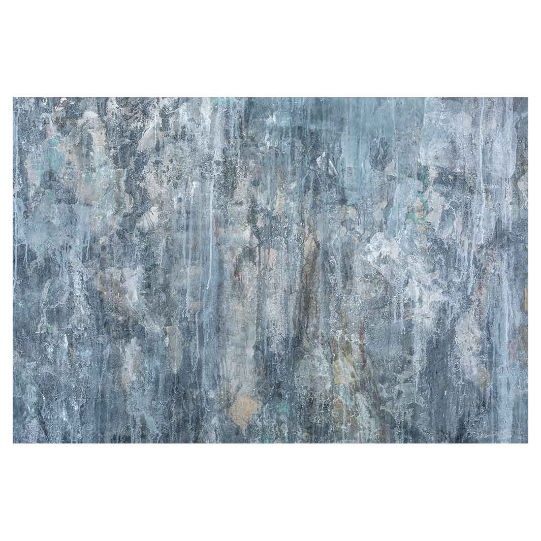 CONTEMPORARY BLUE CONCRETE VINTAGE RECTANGULAR RUG