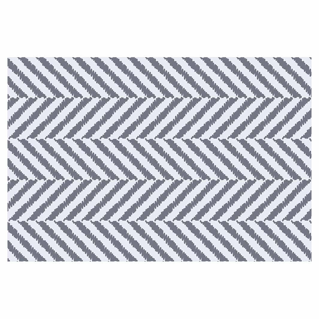 CONTEMPORARY BLUE GREY TONED MINIMALISTIC LINES RECTANGULAR RUG