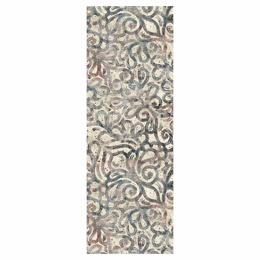 CONTEMPORARY VINTAGE FLOWER RUNNER RUG