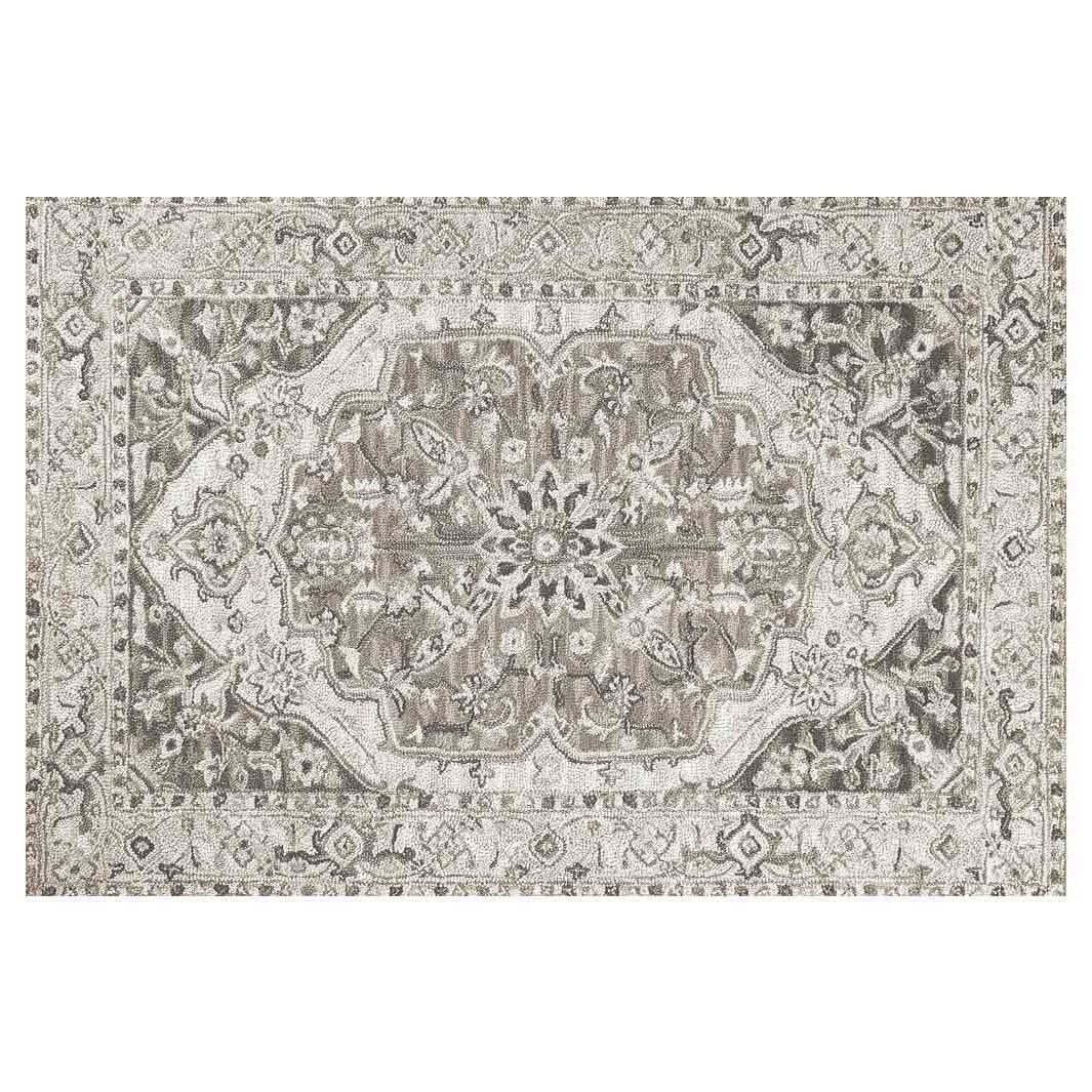 CLASSIC BROWN ORIENTAL RECTANGULAR RUG