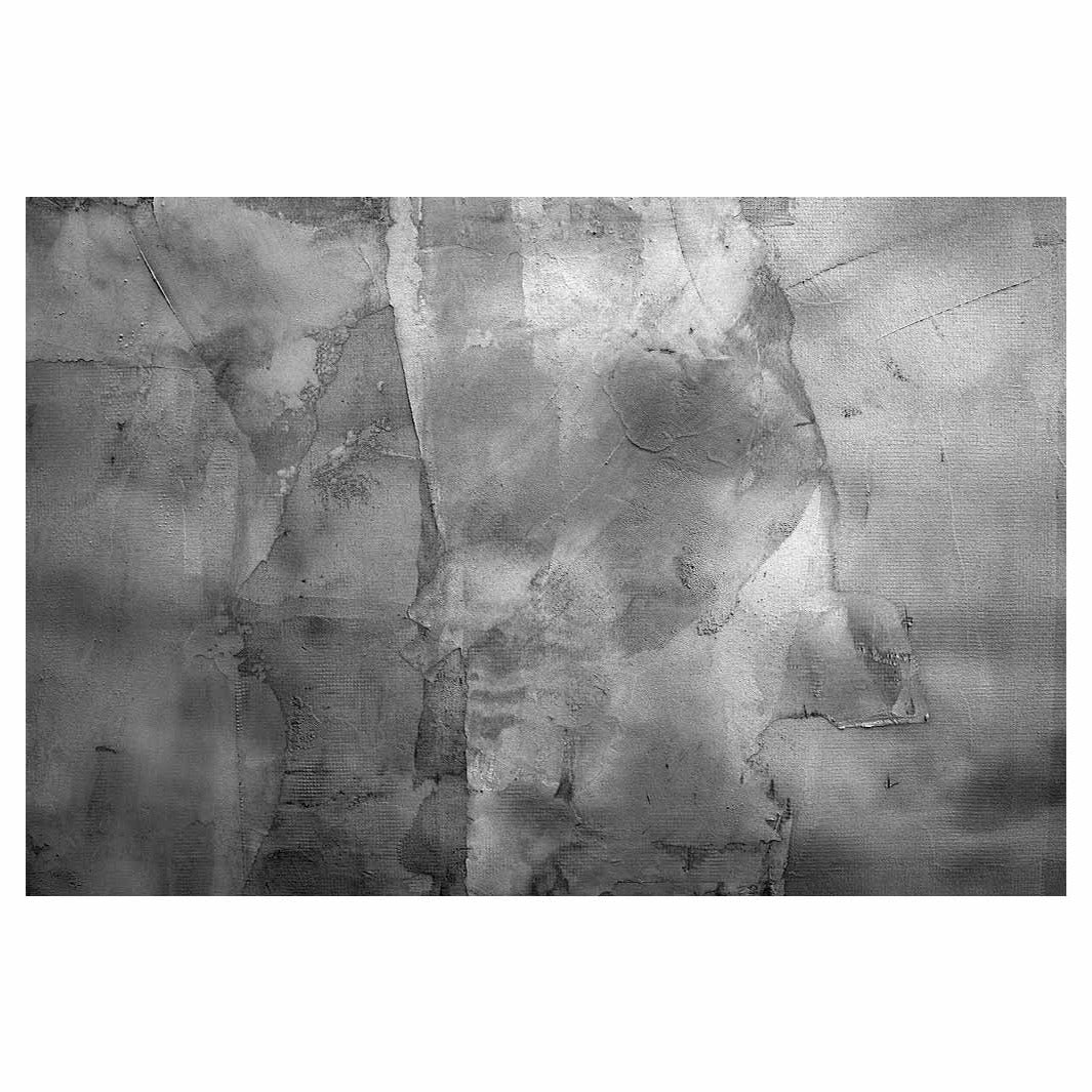 CONTEMPORARY GREY CEMENT ART RECTANGULAR RUG