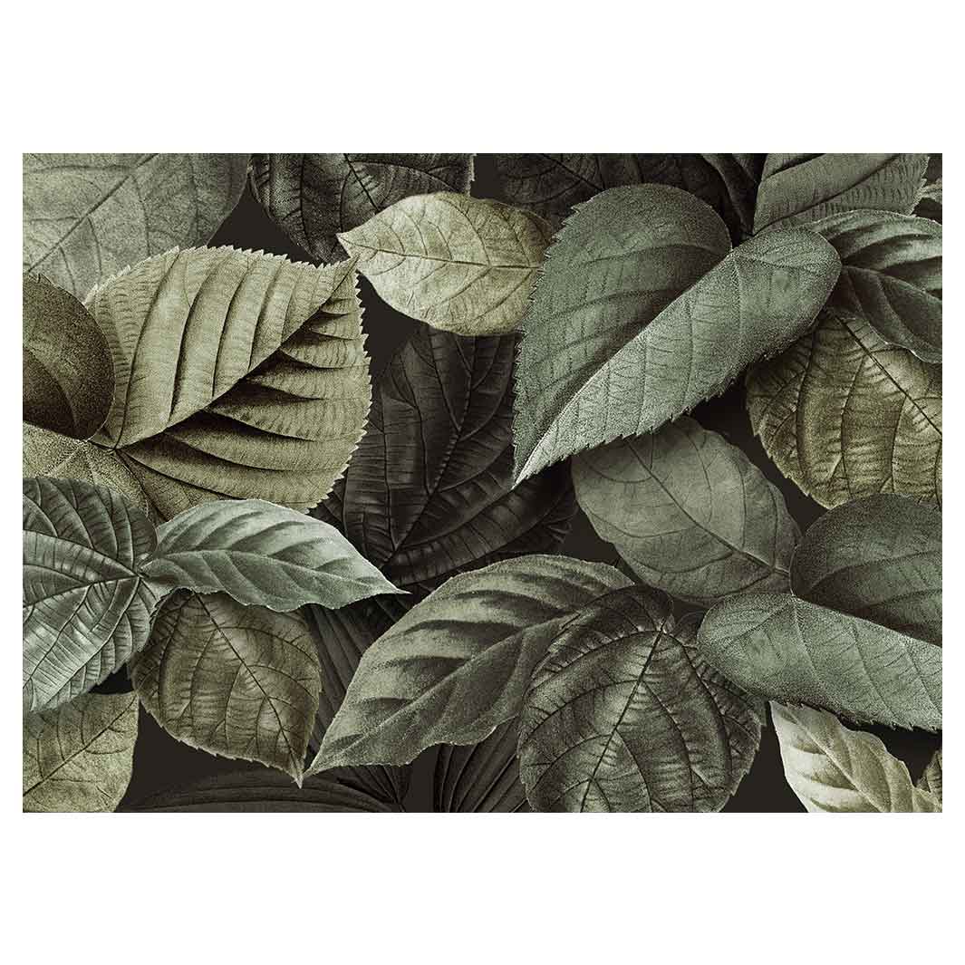 LEAVES GREEN MONOCHROMATIC LEAVES TABLECLOTH