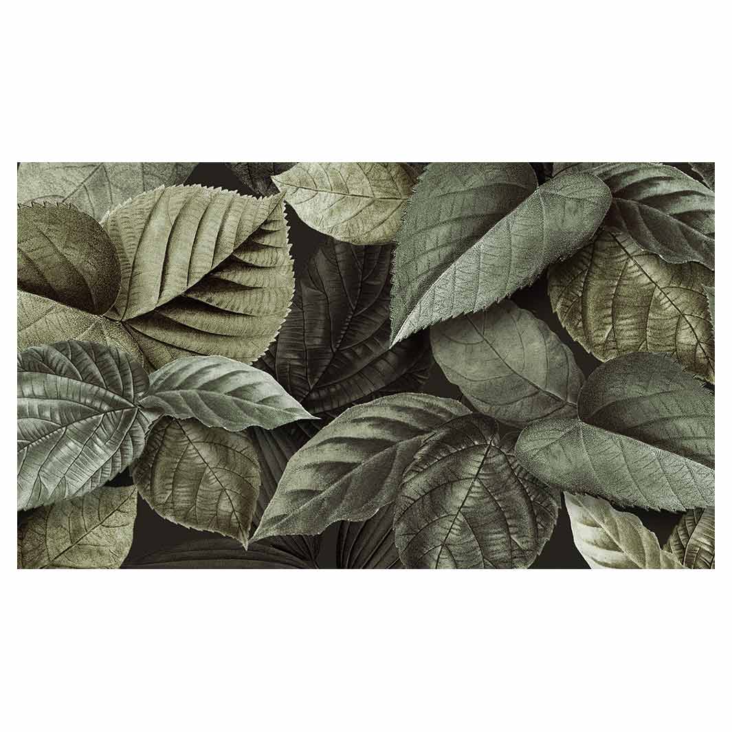 LEAVES GREEN MONOCHROMATIC LEAVES TABLECLOTH