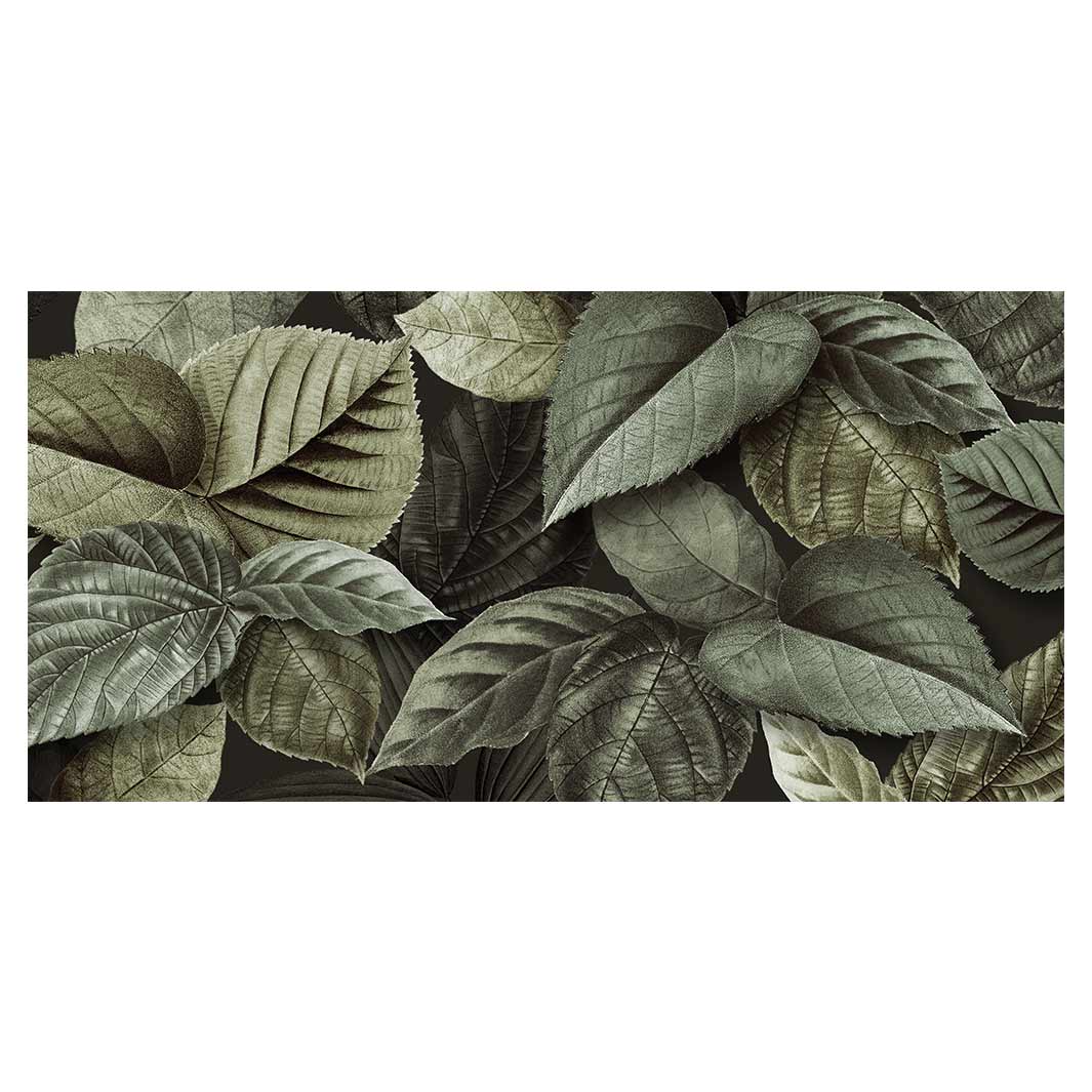 LEAVES GREEN MONOCHROMATIC LEAVES TABLECLOTH