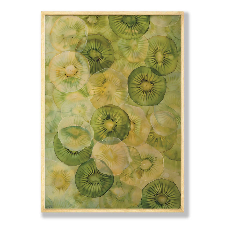KIWI SLICES COMPOSITE FRAMED CANVAS