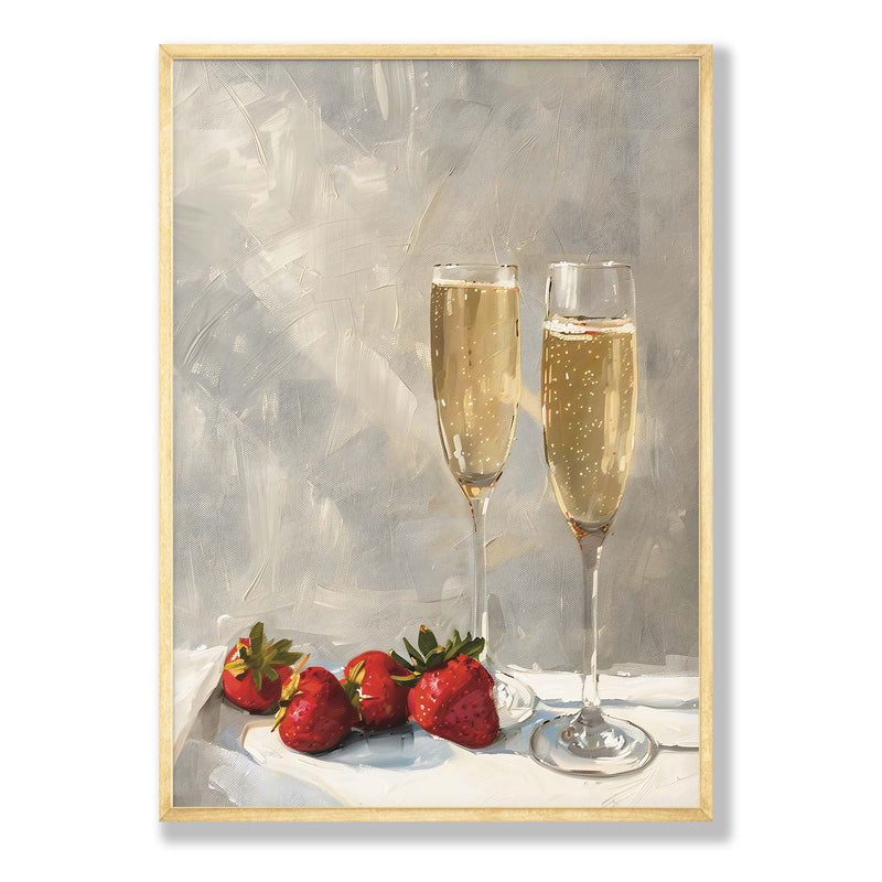 BERRY BUBBLY COMPOSITE FRAMED CANVAS