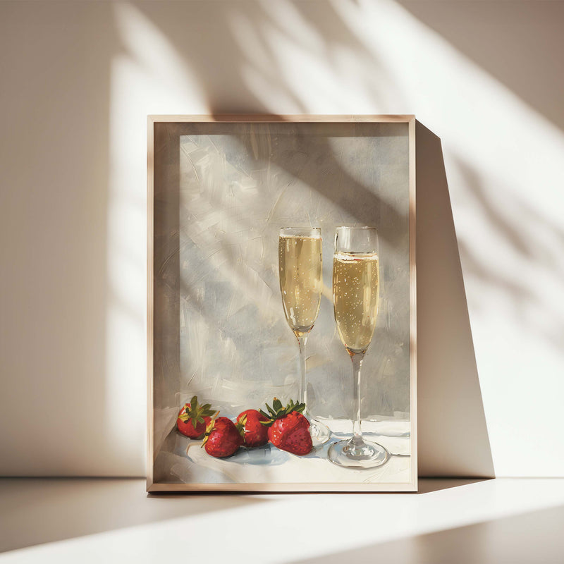 BERRY BUBBLY COMPOSITE FRAMED CANVAS
