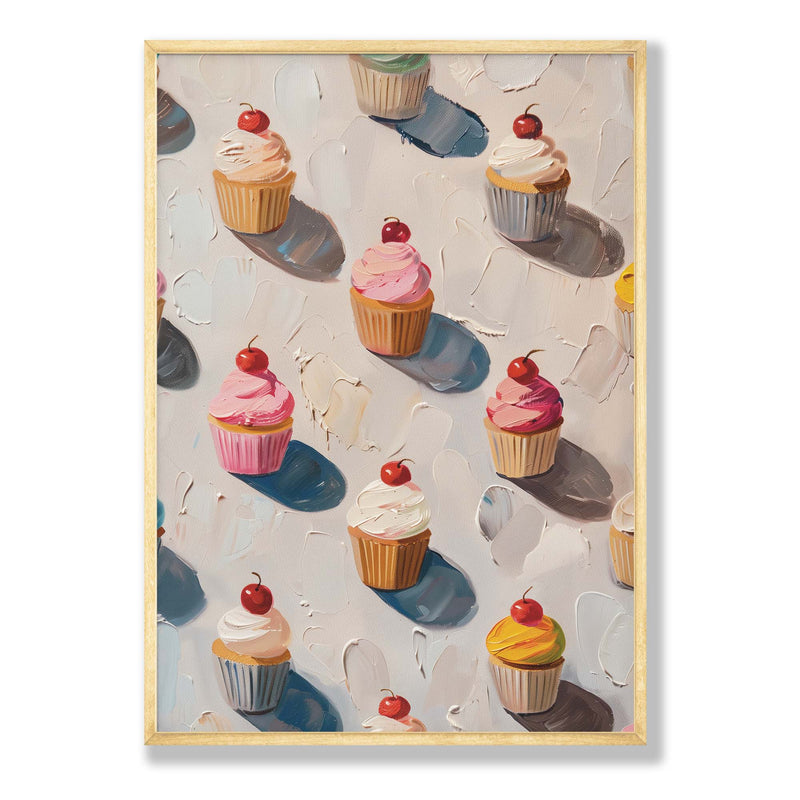 CUPCAKES COMPOSITE FRAMED CANVAS