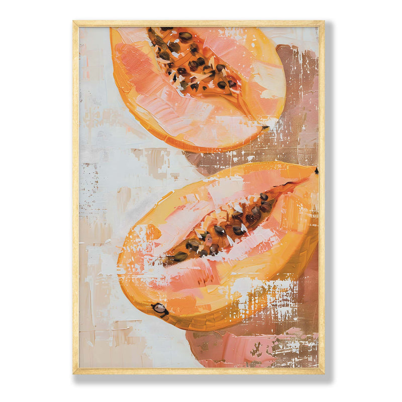 PAPAYA COMPOSITE FRAMED CANVAS