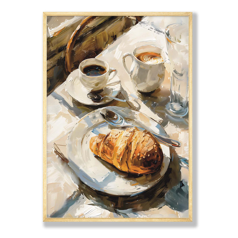 PASTRY AND ESPRESSO COMPOSITE FRAMED CANVAS