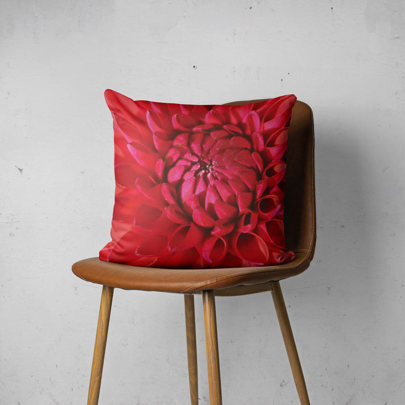 DAHLIA RED SCATTER CUSHION