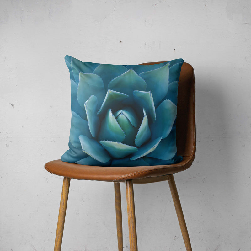 BLUE POINT SUCCULENT SCATTER CUSHION