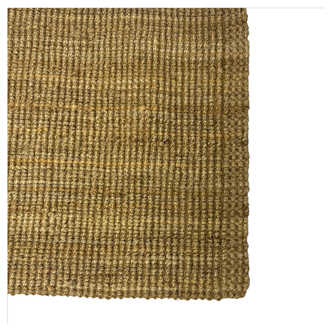JUTE RUG HANDSPUN BOUCLÉ  - NATURAL GOLD