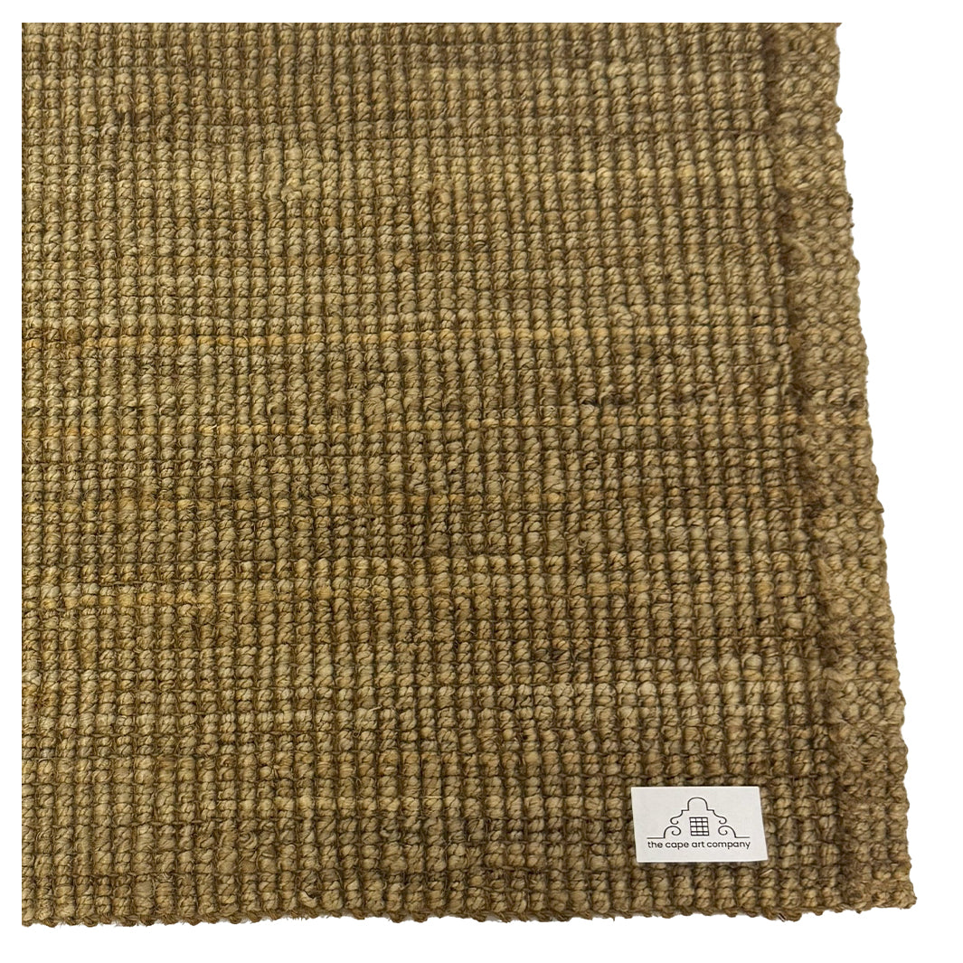 JUTE RUG HANDSPUN BOUCLÉ  - NATURAL GOLD