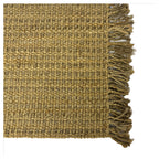 JUTE RUG HANDSPUN PANAMA - NATURAL GOLD