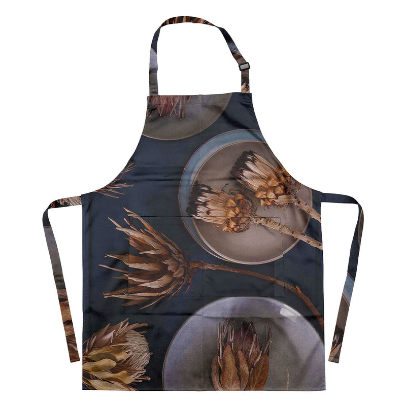 GOLDEN PROTEA AND PLATES APRON