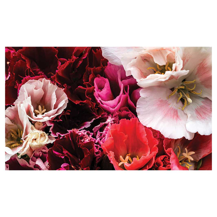 FLORAL PINK AND RED LISIANTHUS FLOWER MIX MULTI-PURPOSE MAT