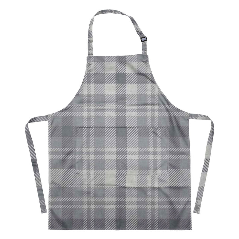 SLATE TARTAN APRON