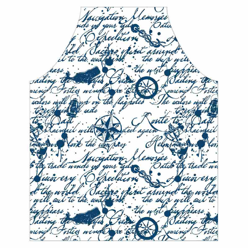 SAILORS SCRIPT APRON