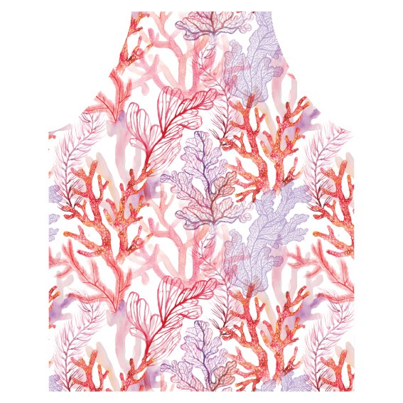 CORAL KISS APRON