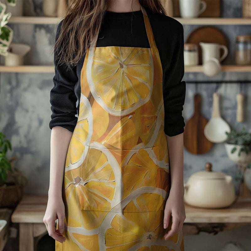 LEMON SLICES APRON