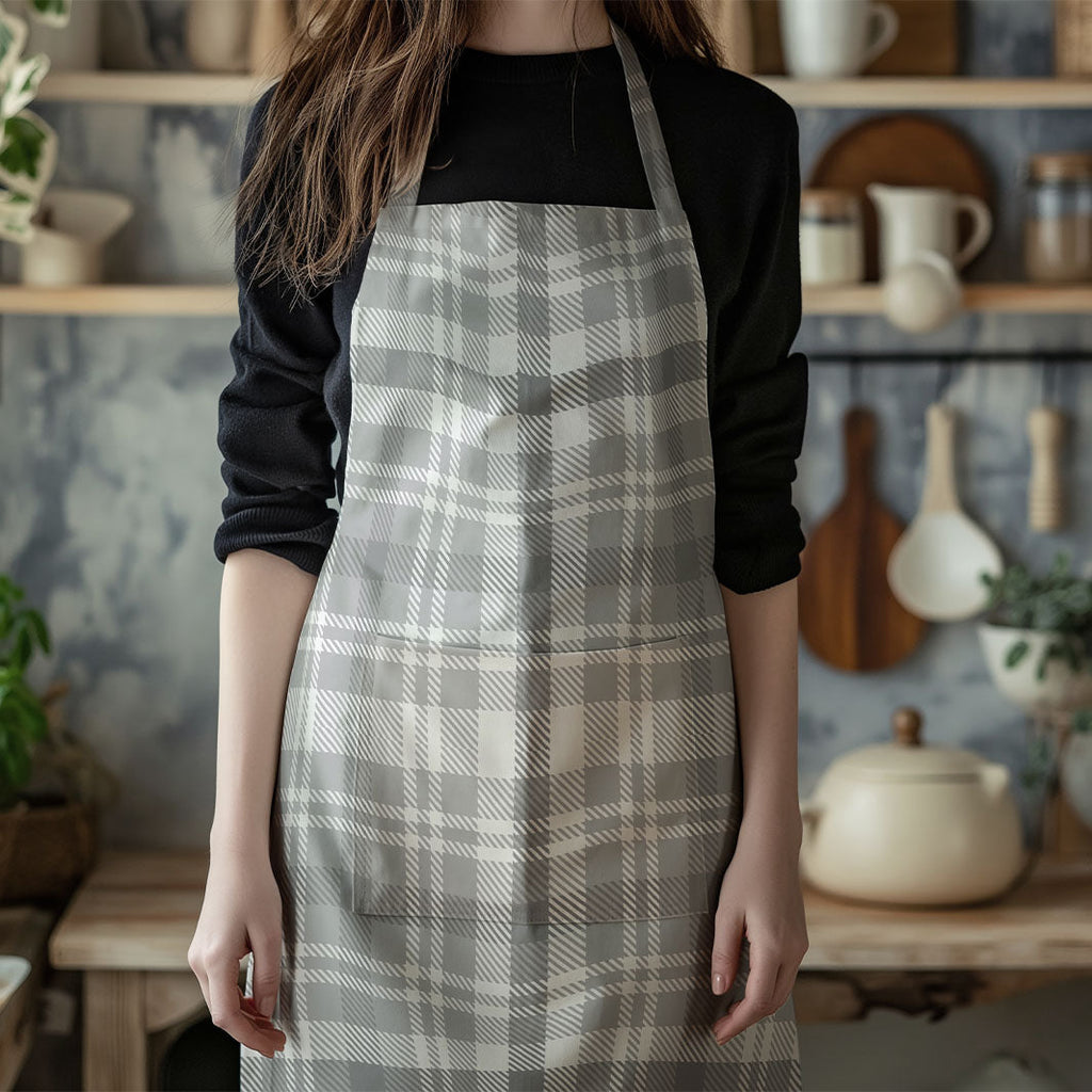 SLATE TARTAN APRON