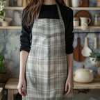 SLATE TARTAN APRON