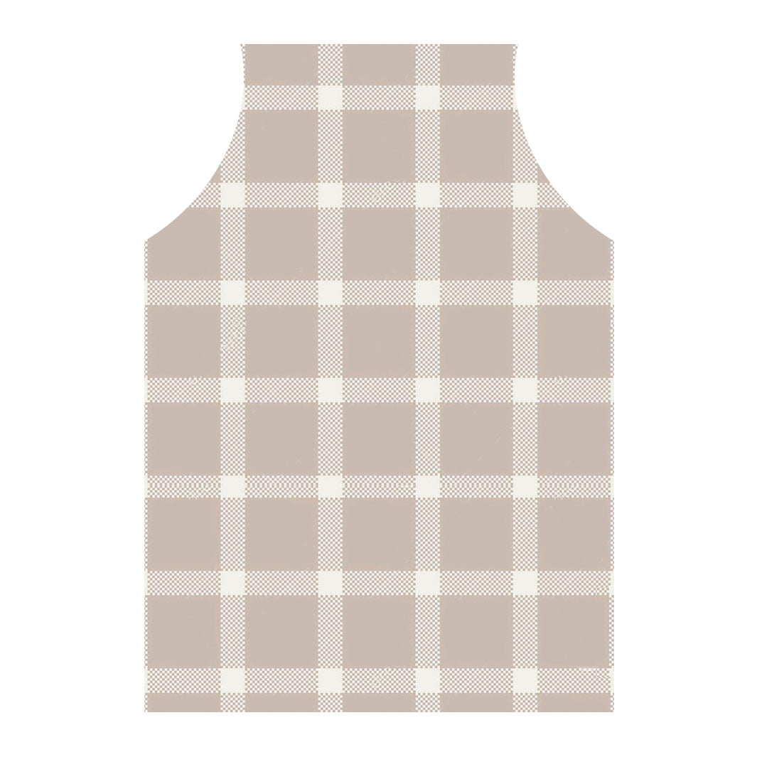 SOFT PLAID APRON