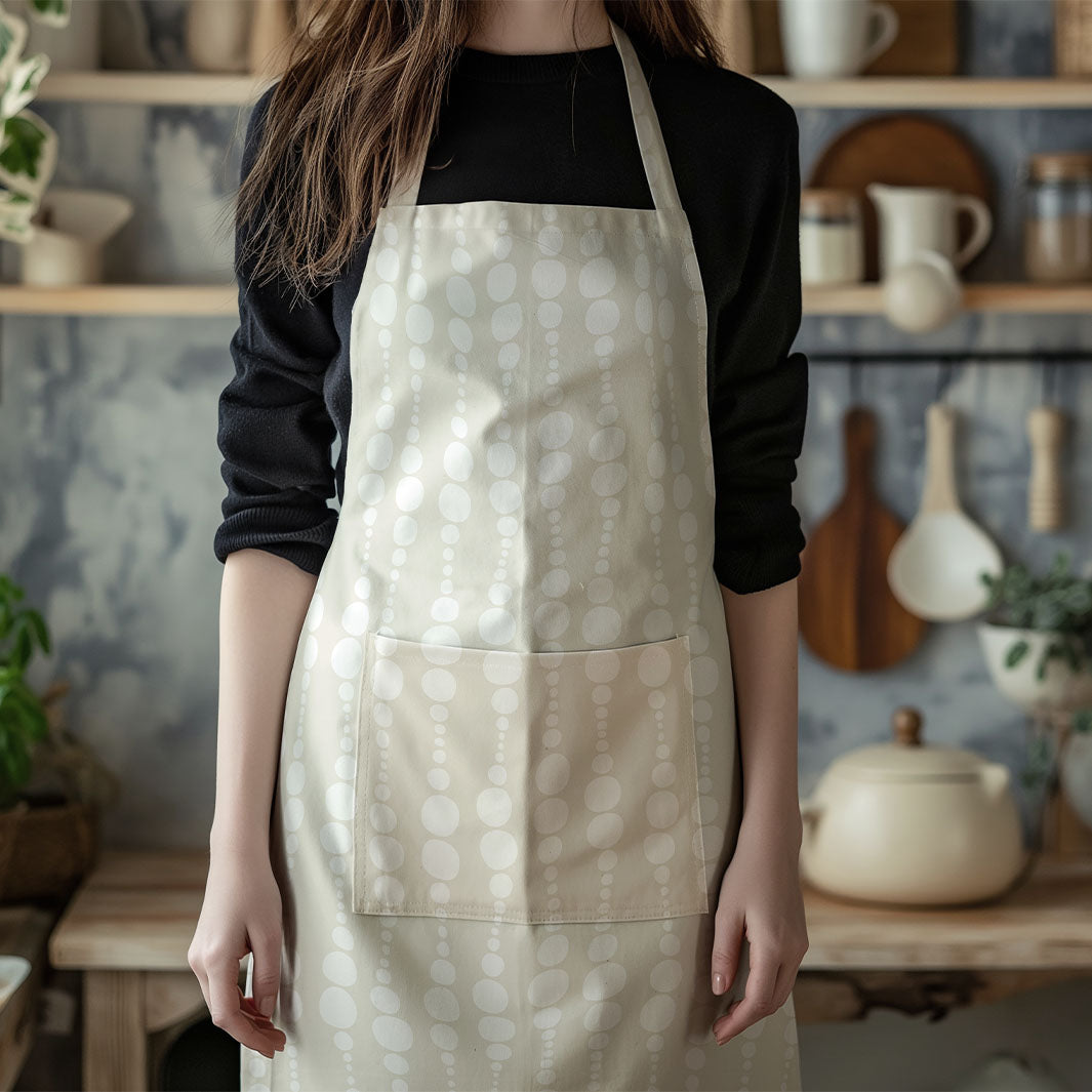 PEARL DROPLETS APRON
