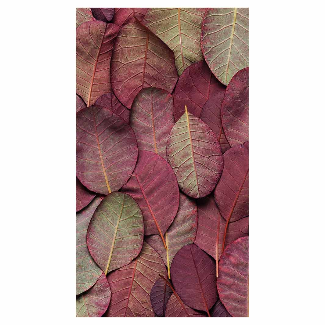 LEAF ARRANGEMENT DARK MAUVE AND GREEN BUFF