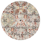 ANTIQUE FADED MOROCCAN TILE ROUND CLOCK