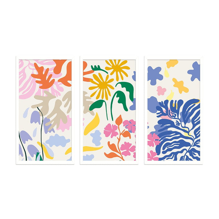 MATISSE 3 PIECE COMPOSITE FRAMED CANVAS COLLAGES