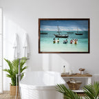 ZANZIBAR FISHING LADIES - COLOUR