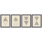 Composite Framed Canvas Collage 4pce 40x60 RETRO-1