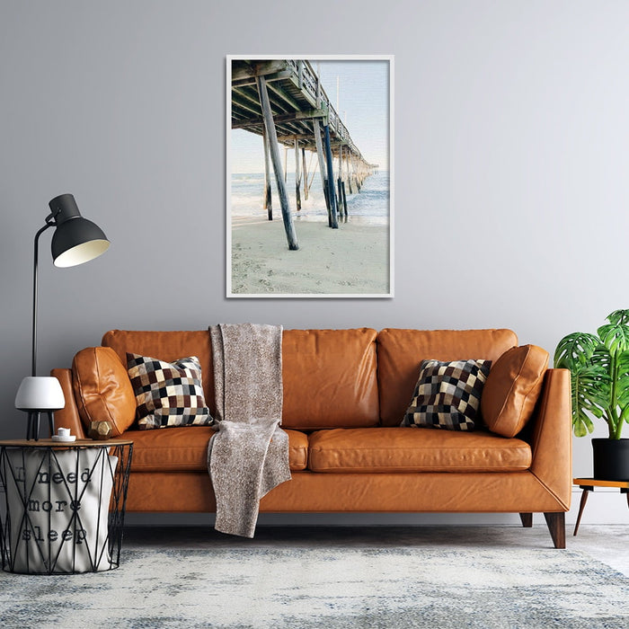 Composite Framed Canvas 50x75 Sunset Jetty