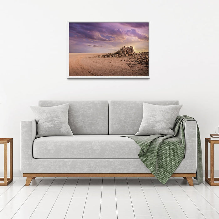 Composite Framed Canvas 50X75 KUBU ISLAND