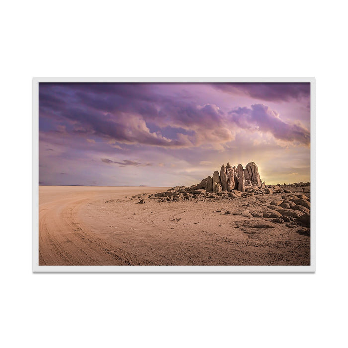 Composite Framed Canvas 50X75 KUBU ISLAND