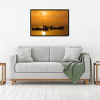 Composite Framed Canvas 50x75 Saldana Sunrise