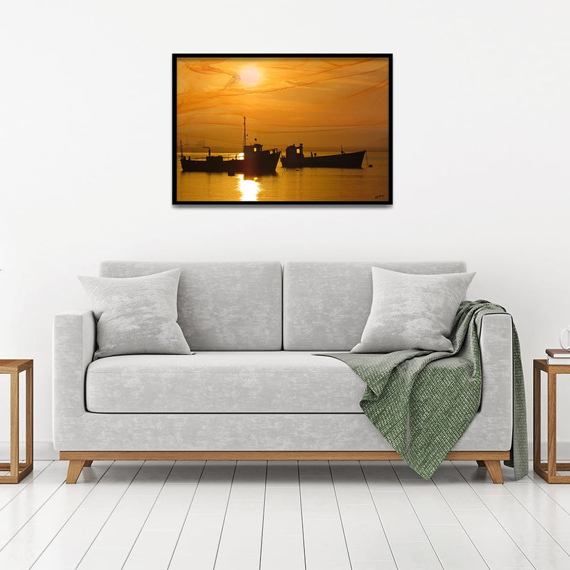 Composite Framed Canvas 50x75 Saldana Sunrise