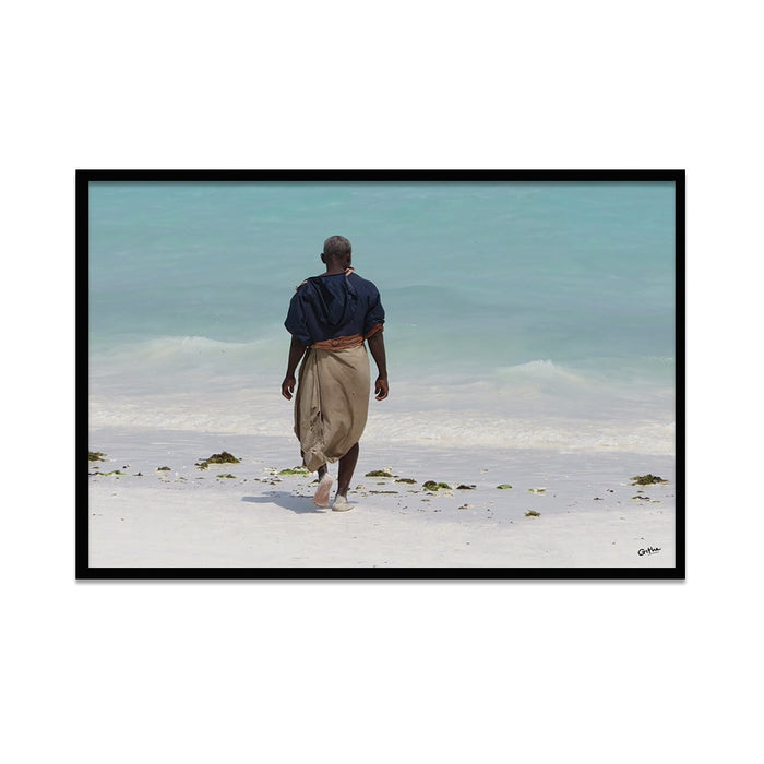 Composite Framed Canvas 50x75 Beach hunter