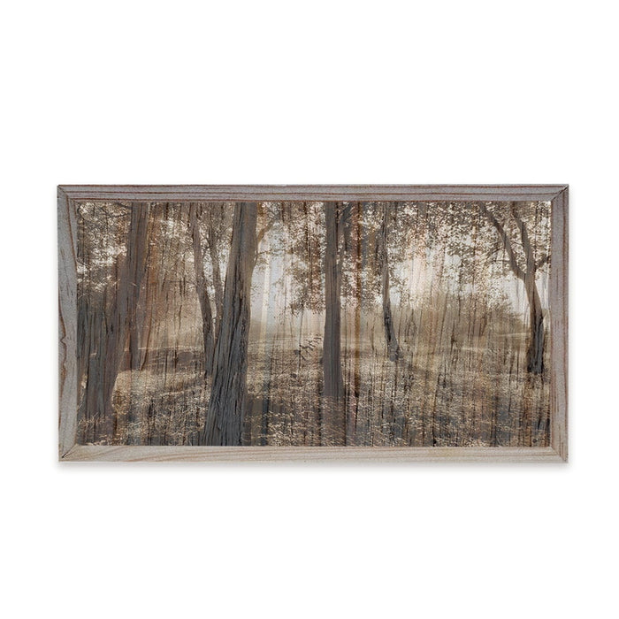 Composite Framed Canvas 77x150 Wood from the Trees