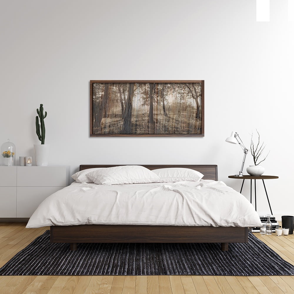 Composite Framed Canvas 77x150 Wood from the Trees