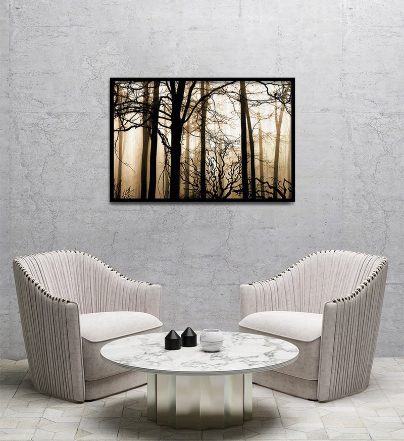Composite Framed Canvas 80x100 Sunset Woods