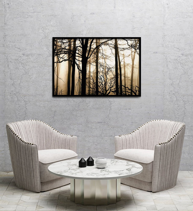 Composite Framed Canvas 80x100 Sunset Woods